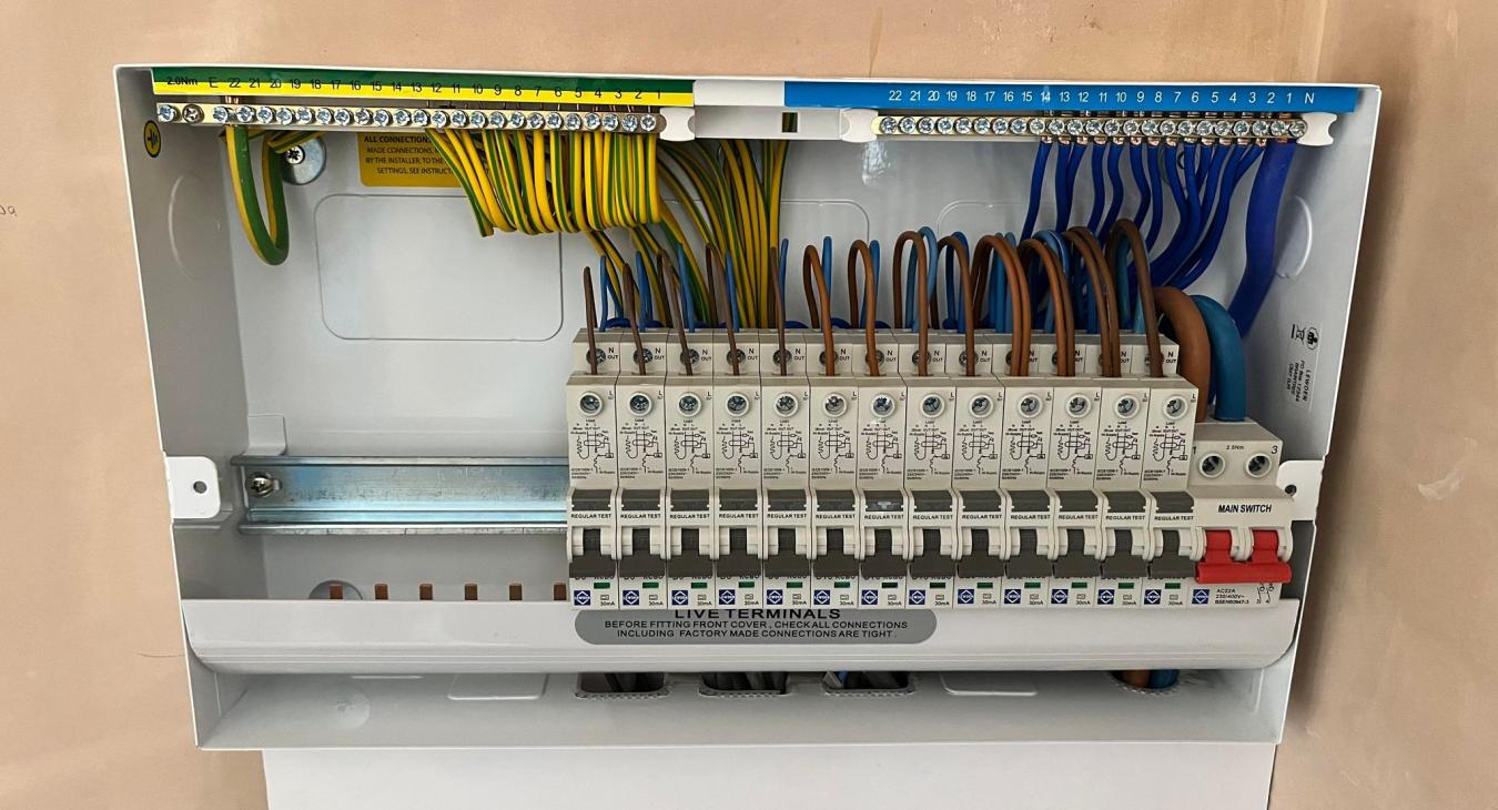 Consumer unit installation - New build