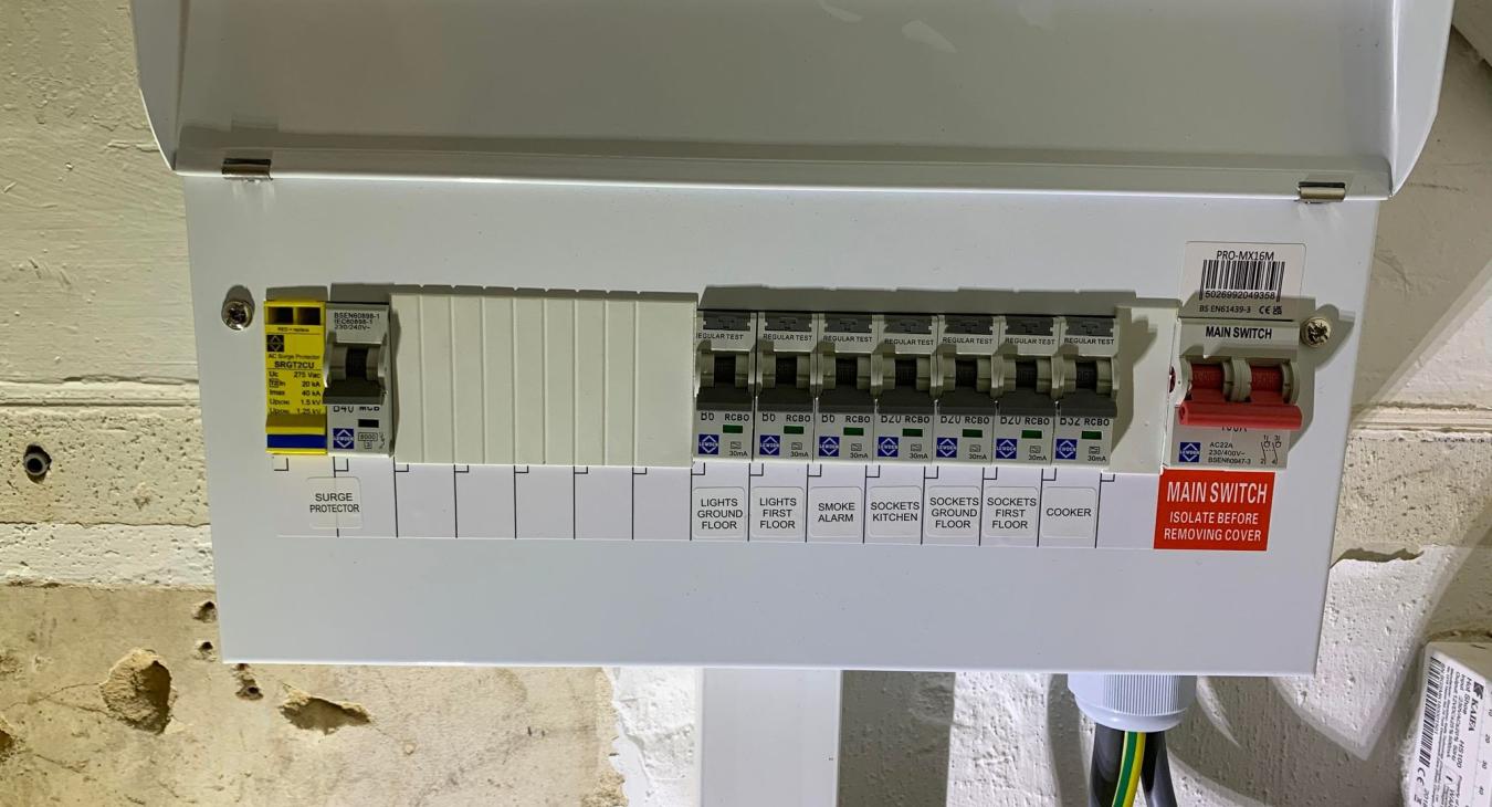 Consumer unit upgrade